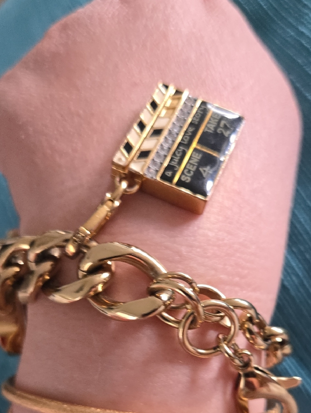 Vintage Juicy Couture Movie Clapboard Charm - Rare Y2K Retired